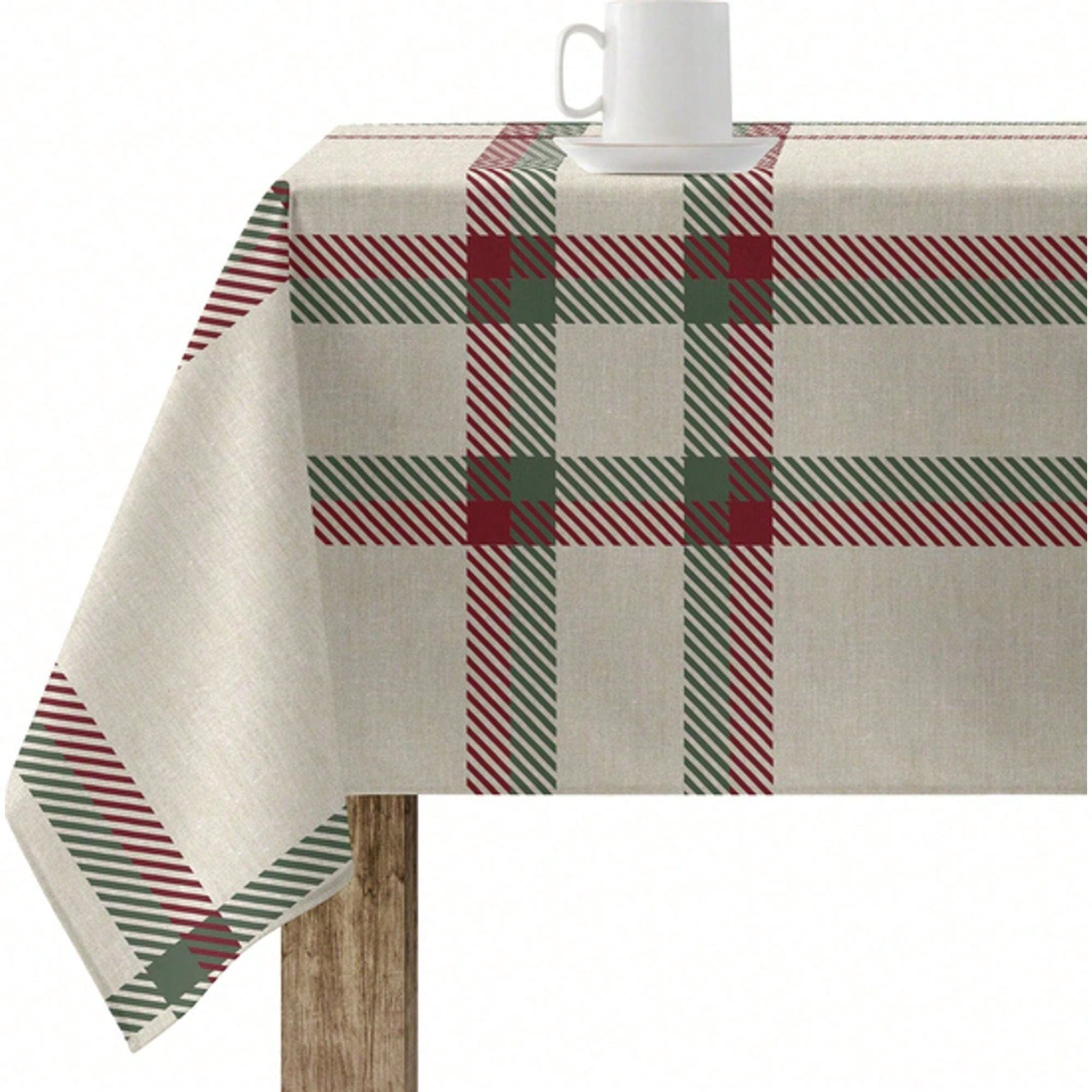 BL BELUM | Nappe de Noël | Nappe antitache Table rectangulaire en résine