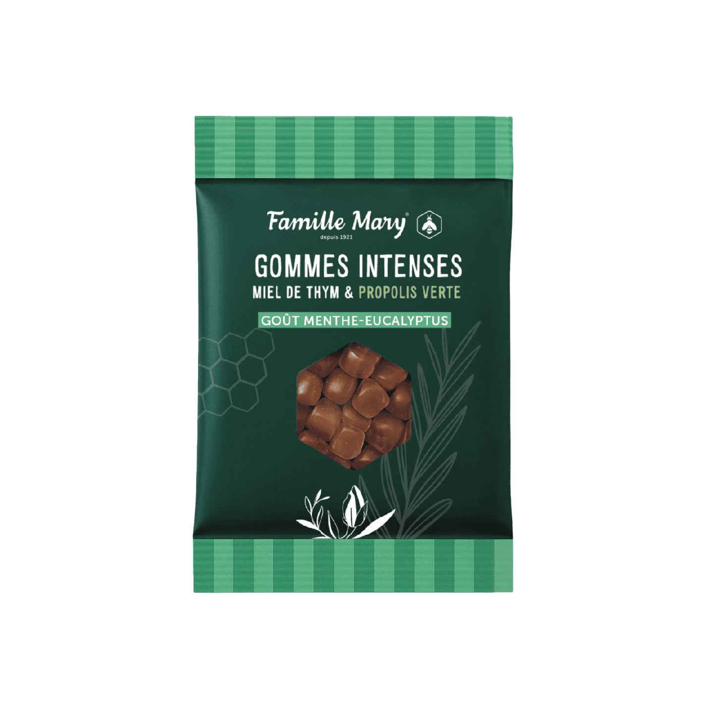 Gommes intenses goût menthe-eucalyptus