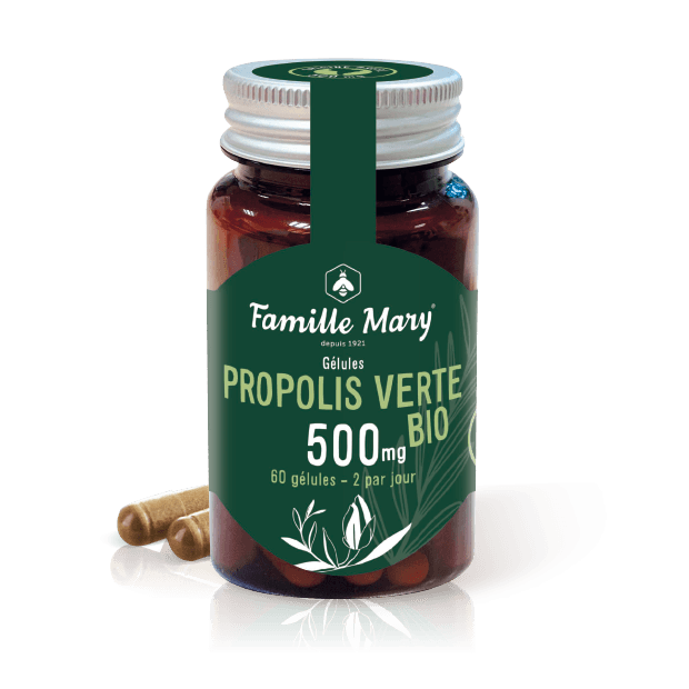Gélules de Propolis Verte bio 500mg
