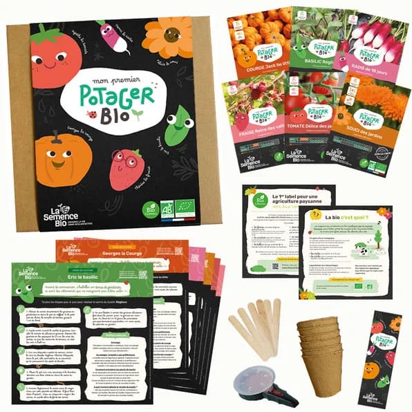 Coffret Mon premier potager Bio