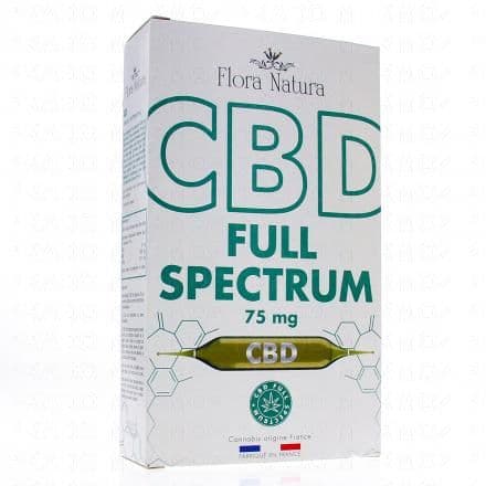 FLORA NATURA CBD - Full Spectrum x20 ampoules de 15ml 75mg